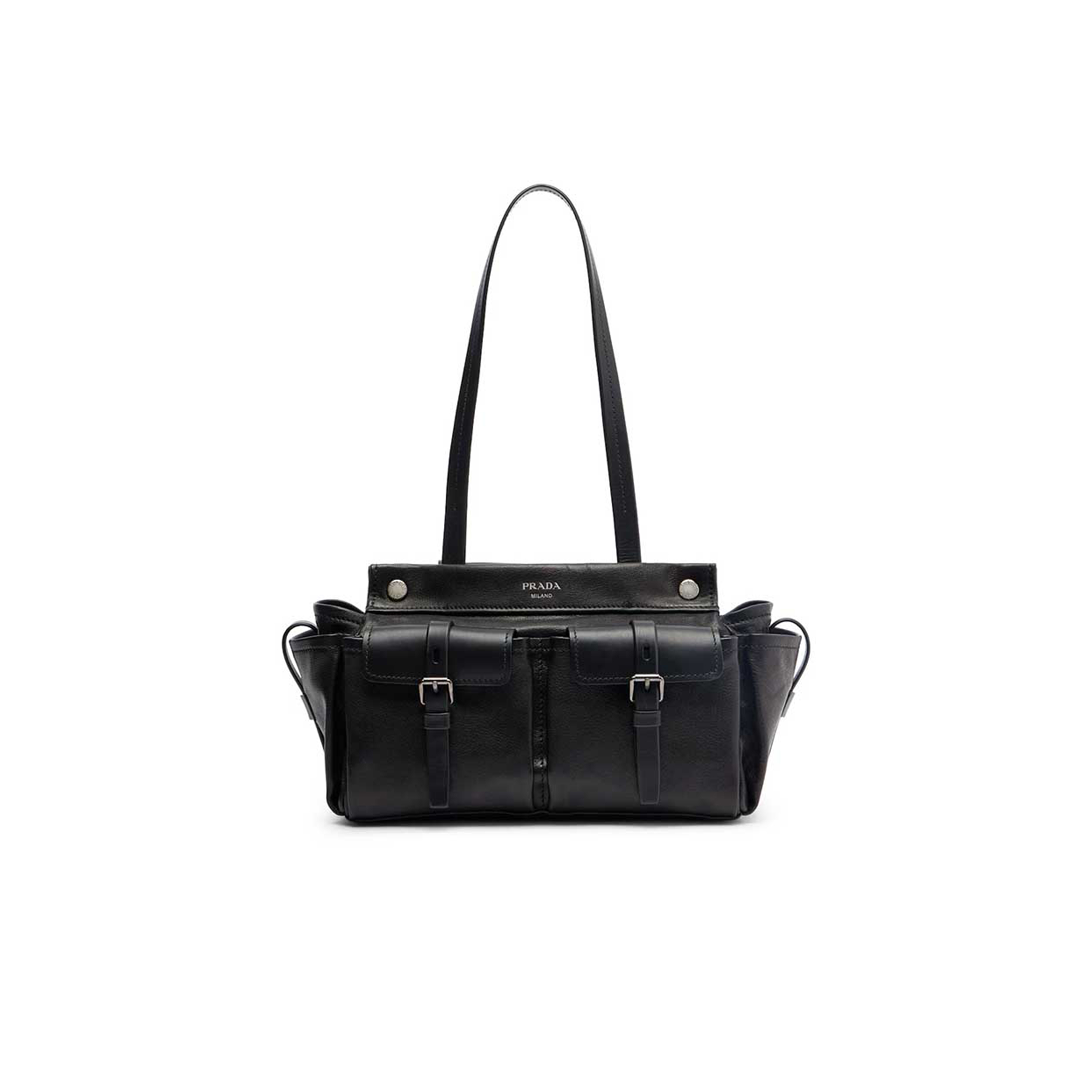Pra*a route leather tote bag (39*21*15cm)